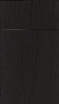 Lockhart Maple slab cabinet door in Charcoal