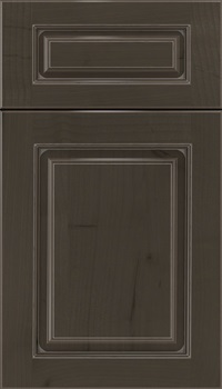 Marquis 5pc Alder raised panel cabinet door in Thunder with Pewter glaze